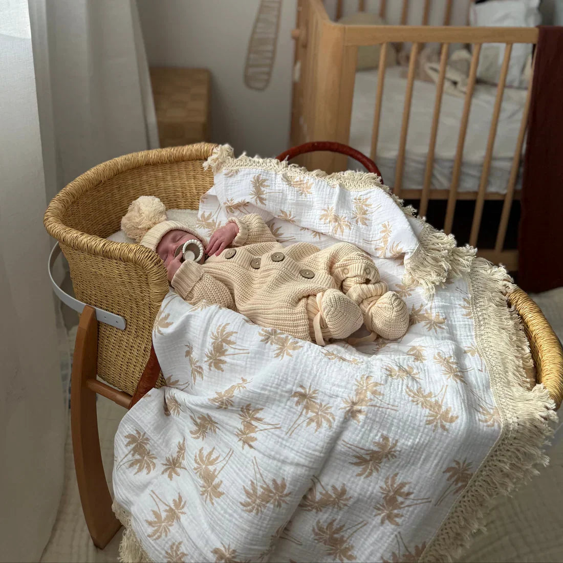 Knitted Romper - Oat by 3 Little Crowns