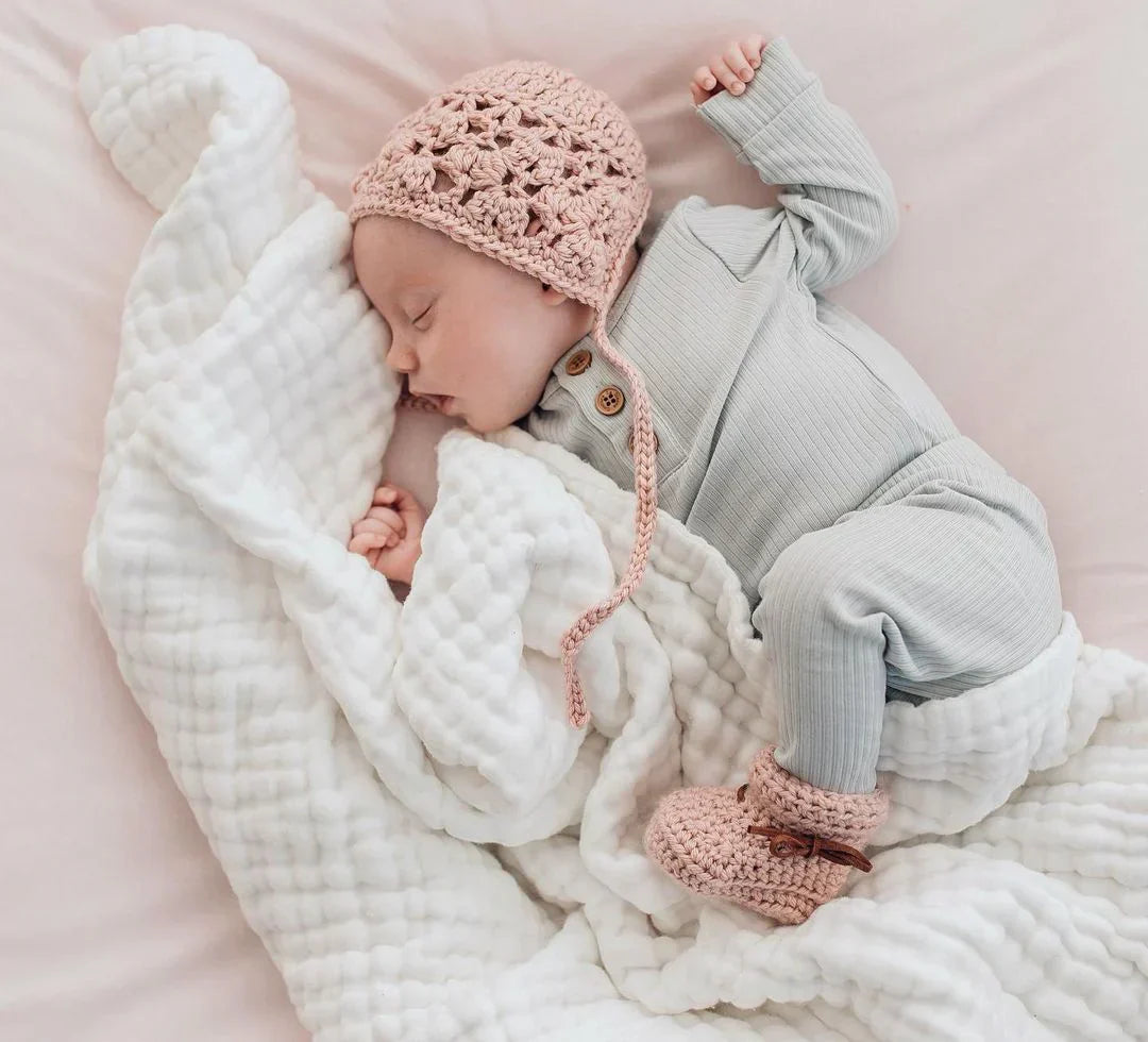 Organic Cotton Gauze Blanket by 3 Little Crowns