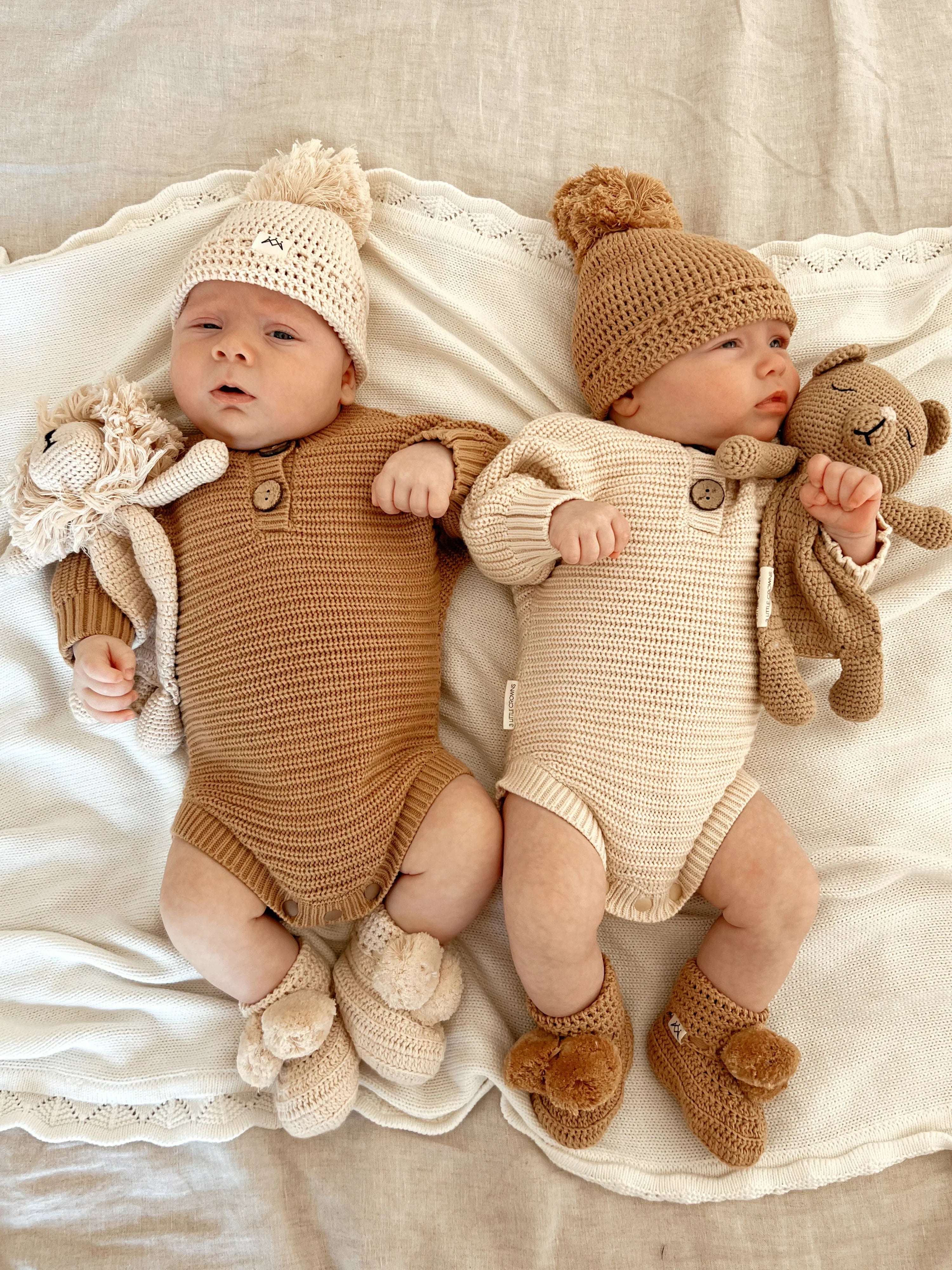 Textured Knit Bodysuit by 3 Little Crowns