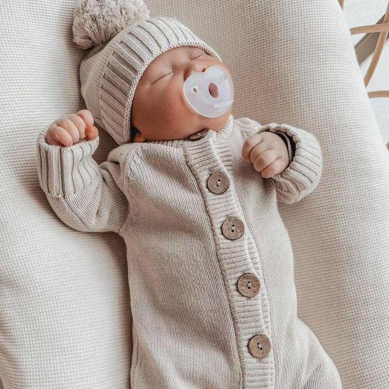 Newborn Knit Rompers