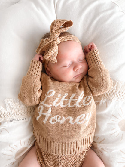 Knitted Jumper - Little Honey