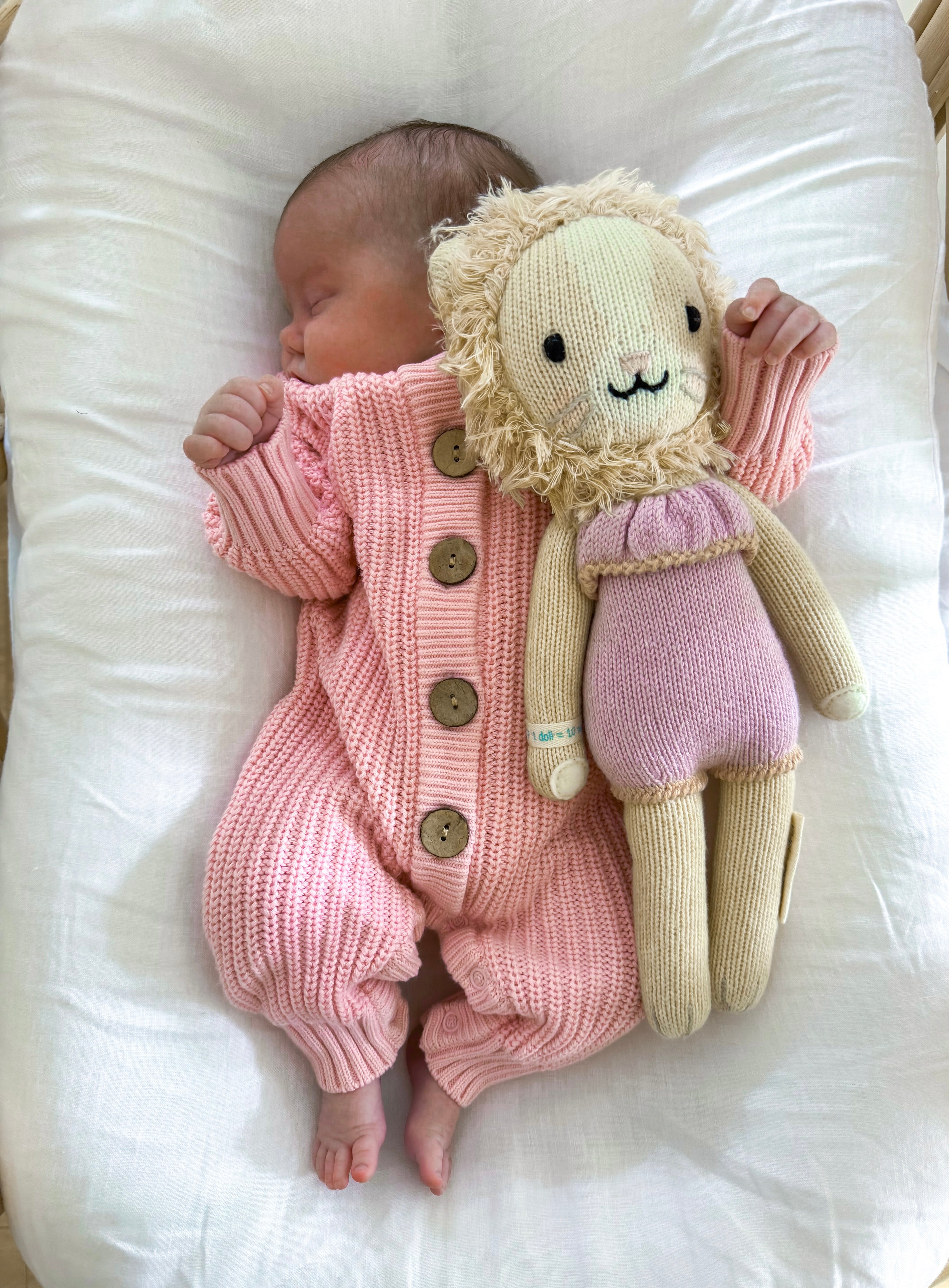 Knitted Romper - Pink