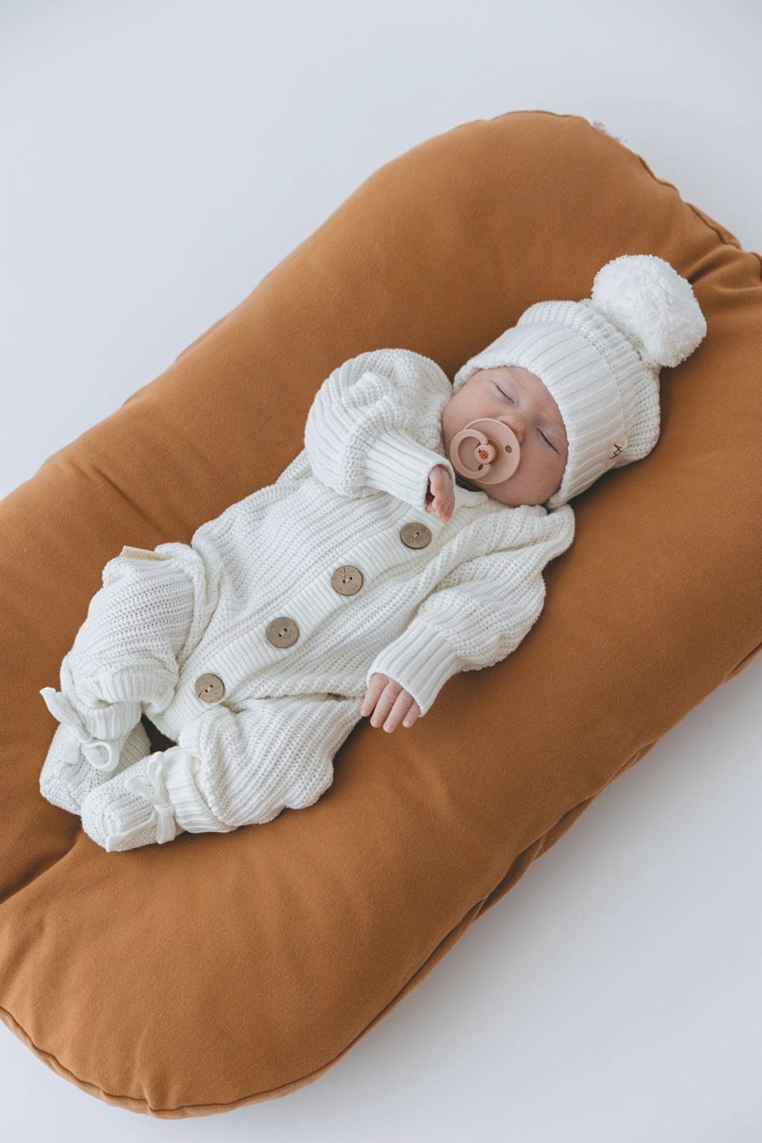 Knitted Romper & Knitted Beanie & Booties - 3 Little Crowns